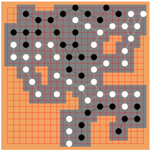 A game of Gengo in progress